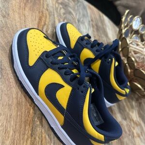 Authentic Nike go blue Dunks